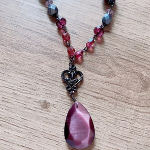 Purple necklace